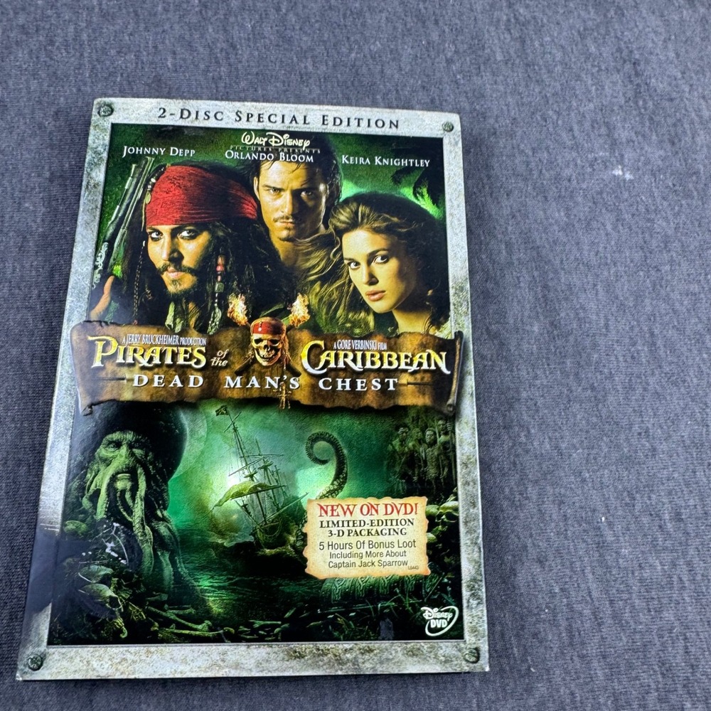Pirates of the Caribbean Dead Mans Chest 2 Disc Special Edition DVD Johnny Depp